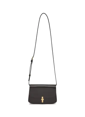 -----------THE ROW ---- ------------BLACK ----Sofia 8.75 Leather Crossbody Bag --