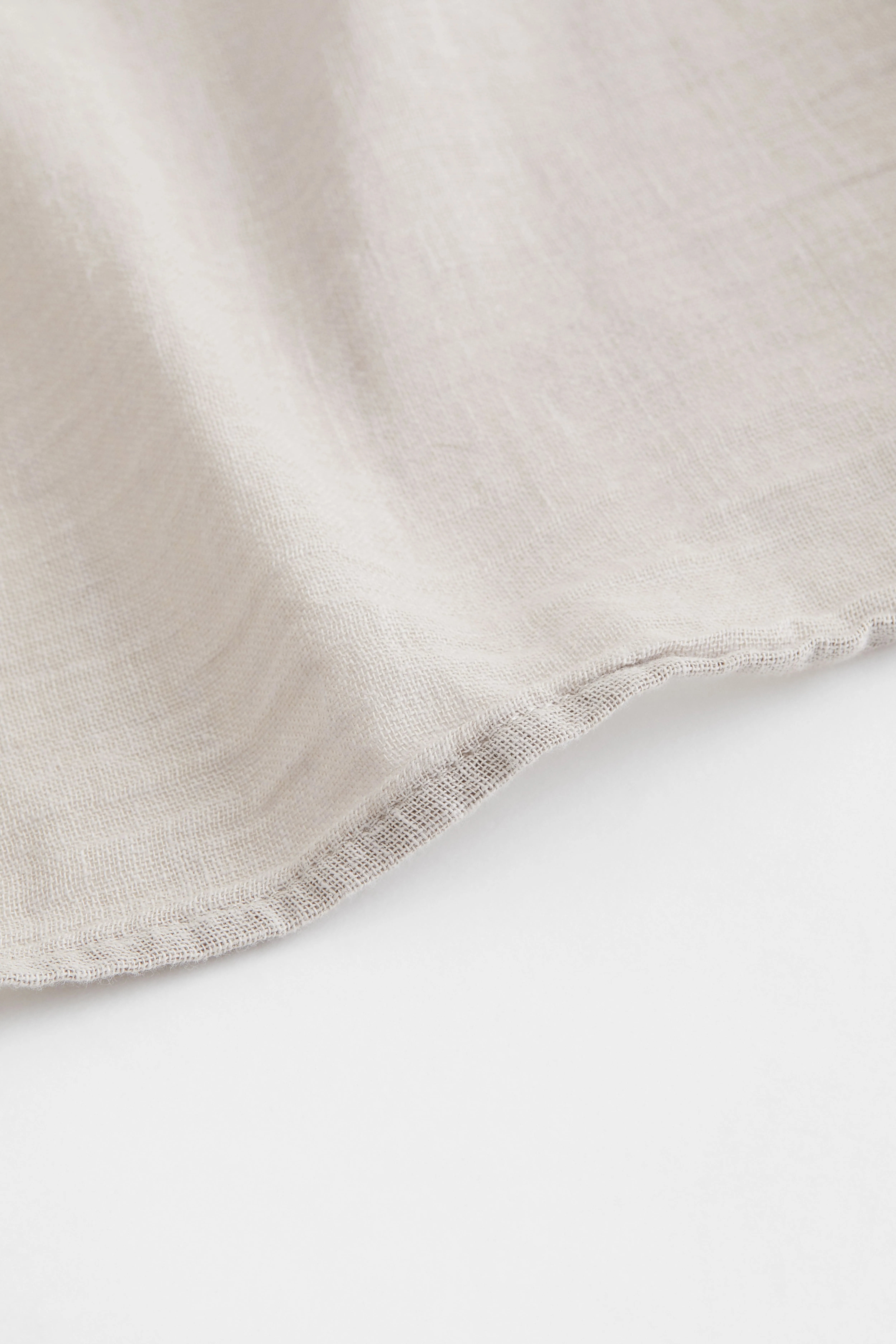 2-pack linen-blend curtains - Light greige - Home All | H&M GB