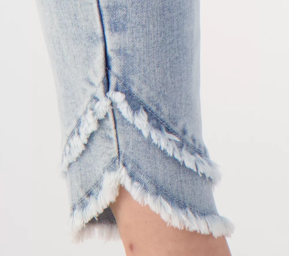 "As Is" Isaac Mizrahi Live Regular True Denim Pull On Ankle Jeans