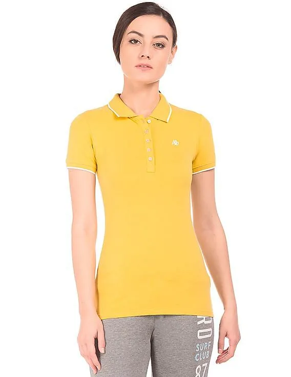 Aeropostale Solid Pique Polo Shirt