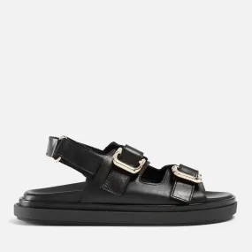 ALOHAS Women's Harper Leather Double Strap Sandals