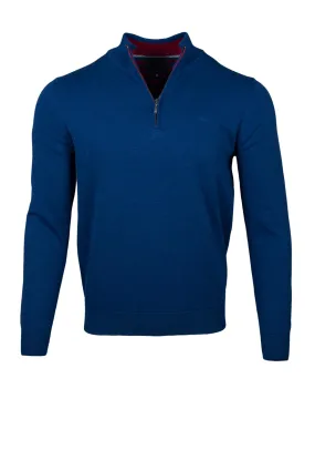 Andre Tory Half Zip Sweater, Ink Blue