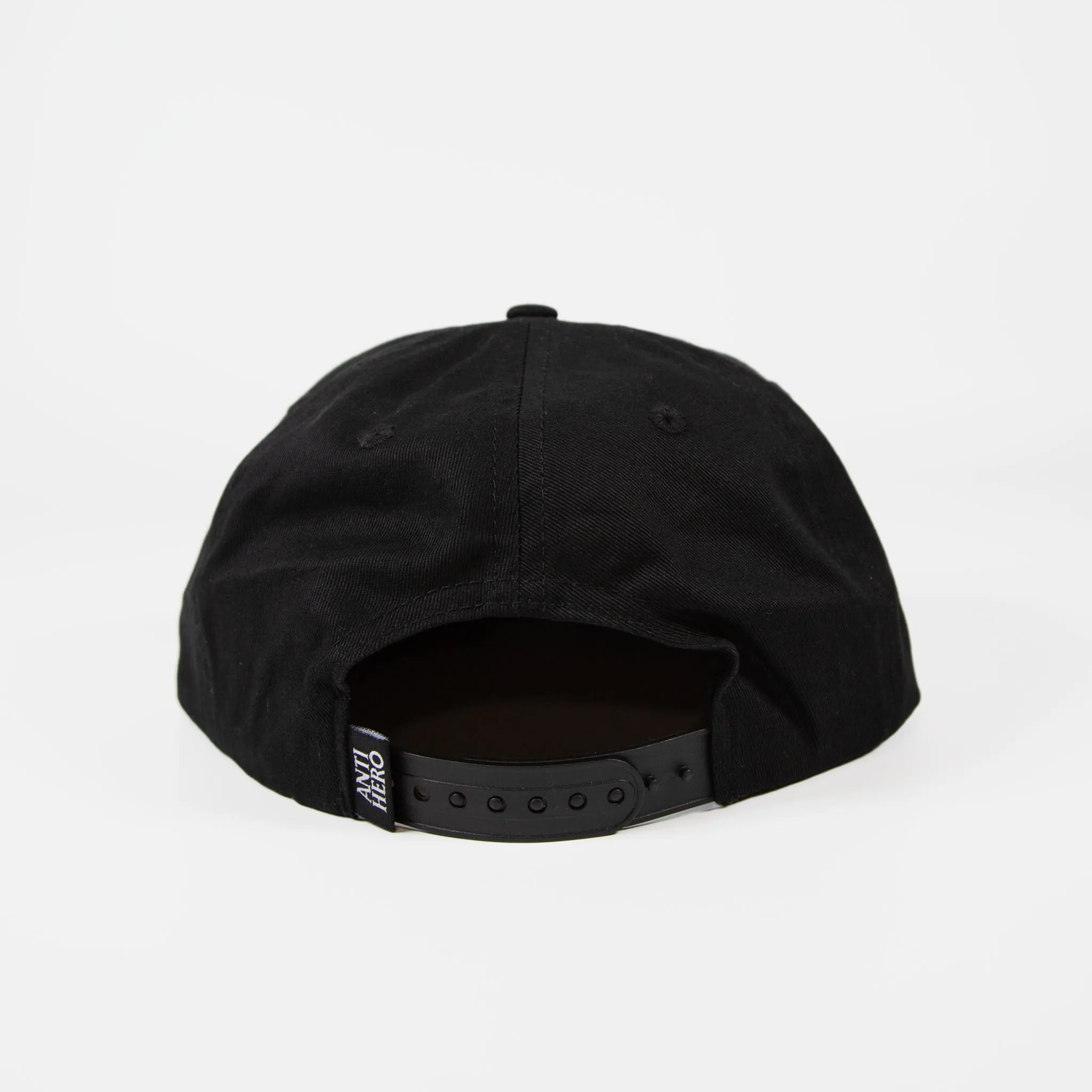 Anti Hero Skateboards - Basic Pigeon Round Snapback Cap - Black / Gold