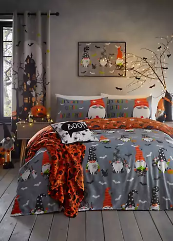 Bedlam Scary Gonks Glow In The Dark Halloween Duvet Cover Set | Kaleidoscope