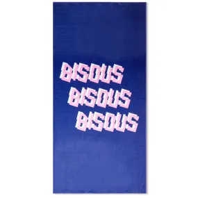 Bisous Skateboards x3 Beach TowelNavy