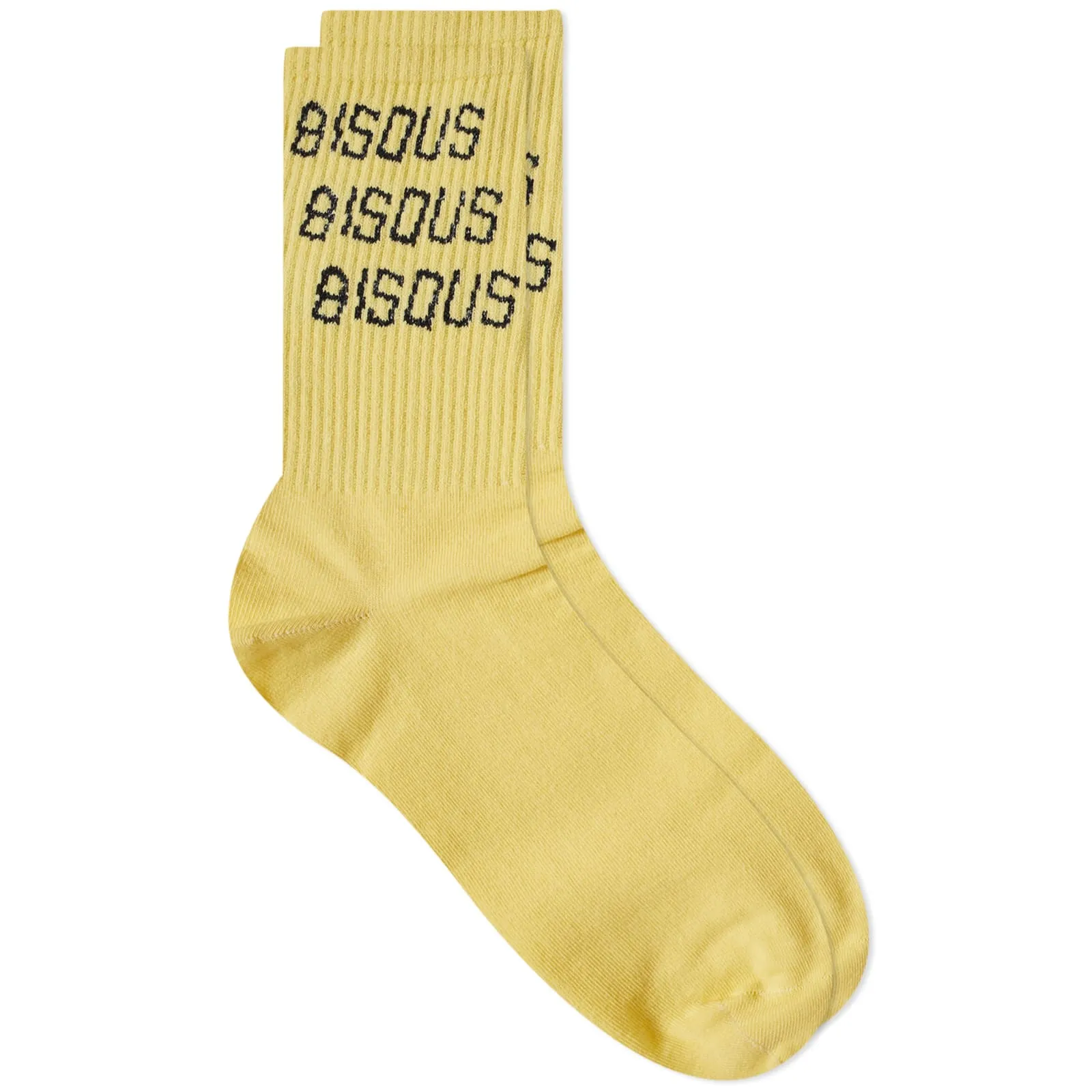 Bisous Skateboards x3 SocksYellow