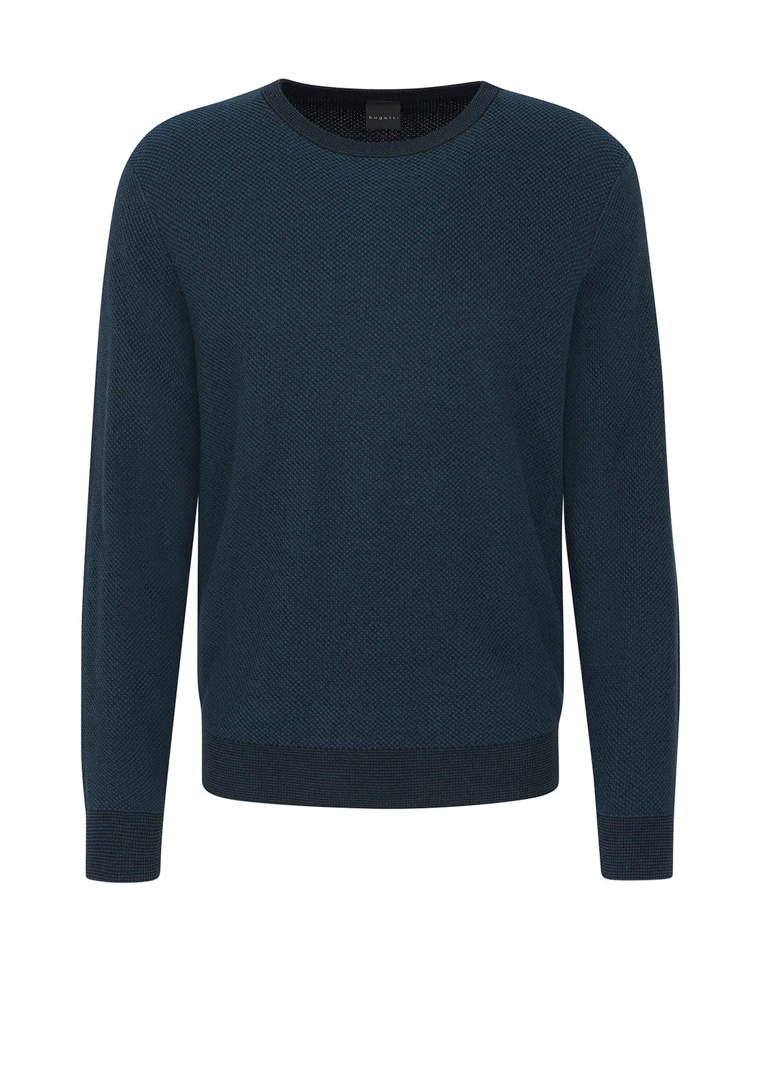 Bugatti Birdeye Knit Sweater, Dark Blue