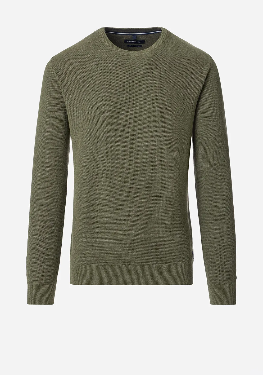 Casa Moda Birdeye Crew Neck Sweater, Green