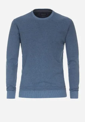 Casa Moda Crew Neck Sweater, Dark Blue