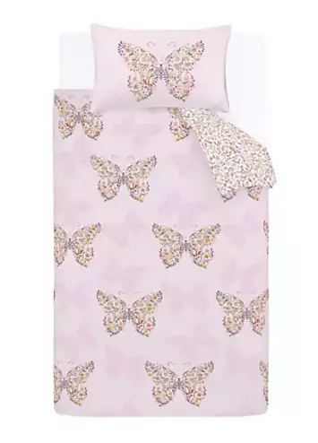 Catherine Lansfield Kids Enchanted Butterfly Duvet Cover Set | Kaleidoscope