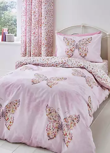 Catherine Lansfield Kids Enchanted Butterfly Duvet Cover Set | Kaleidoscope