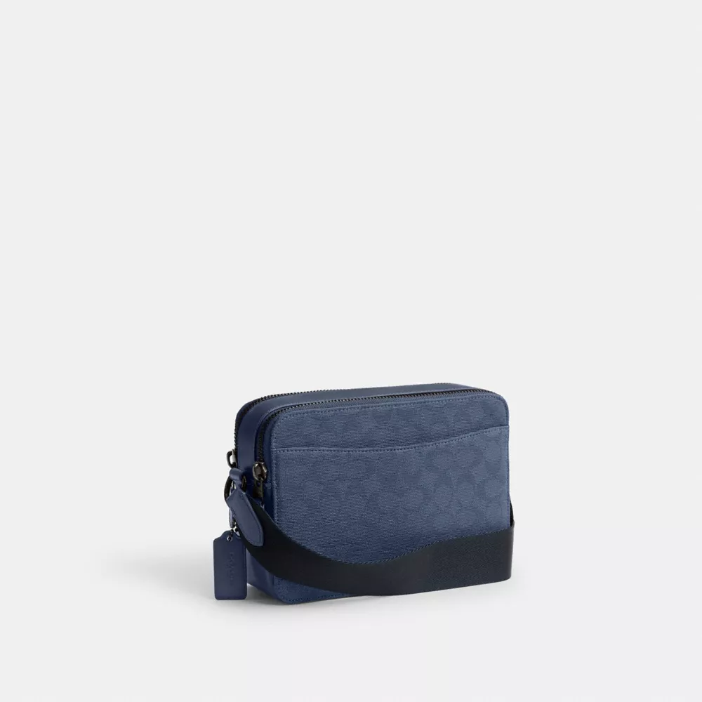 CHARTER CROSSBODY BAG 24 IN SIGNATURE CANVAS JACQUARD