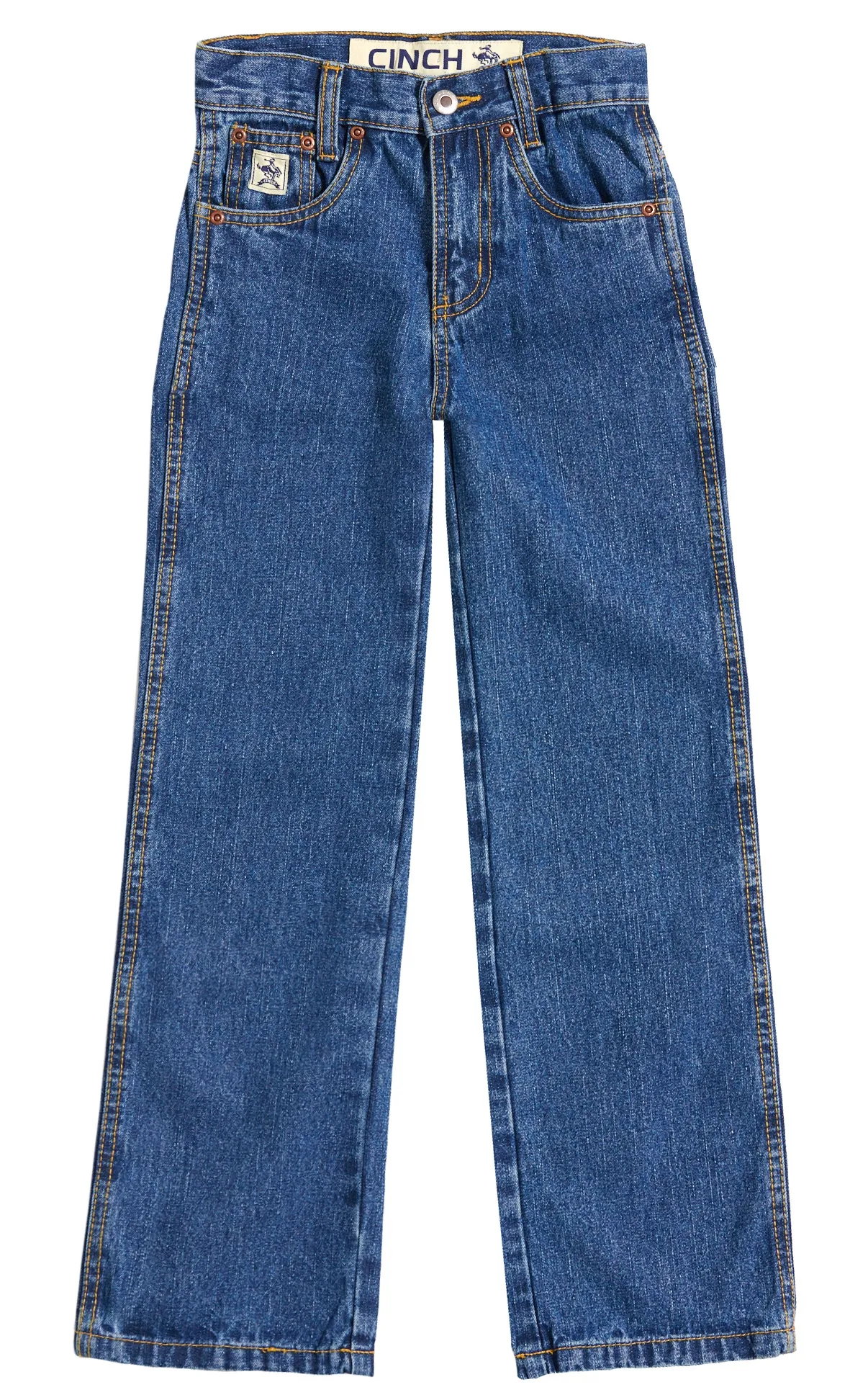 Cinch Boy's Medium Wash Original Fit Straight Leg Jeans (4-7)