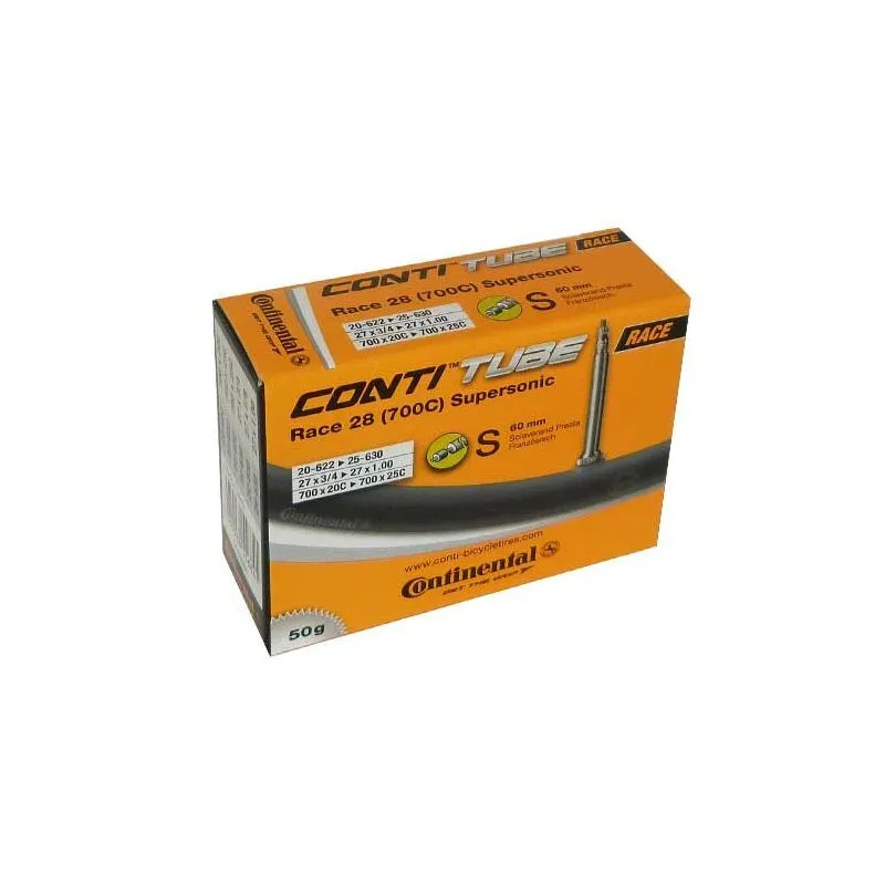 Continental  Tube RACE SUPERSONIC  700X20/25C 60 mm Presta Butyl - Camera d'aria