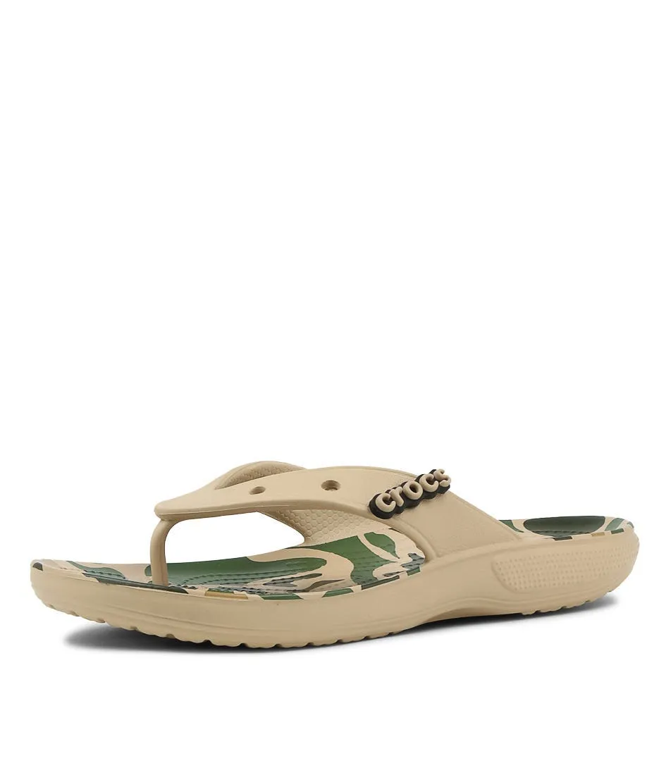 CROCS Classic Crocs Chai Camo Croslite Sandals