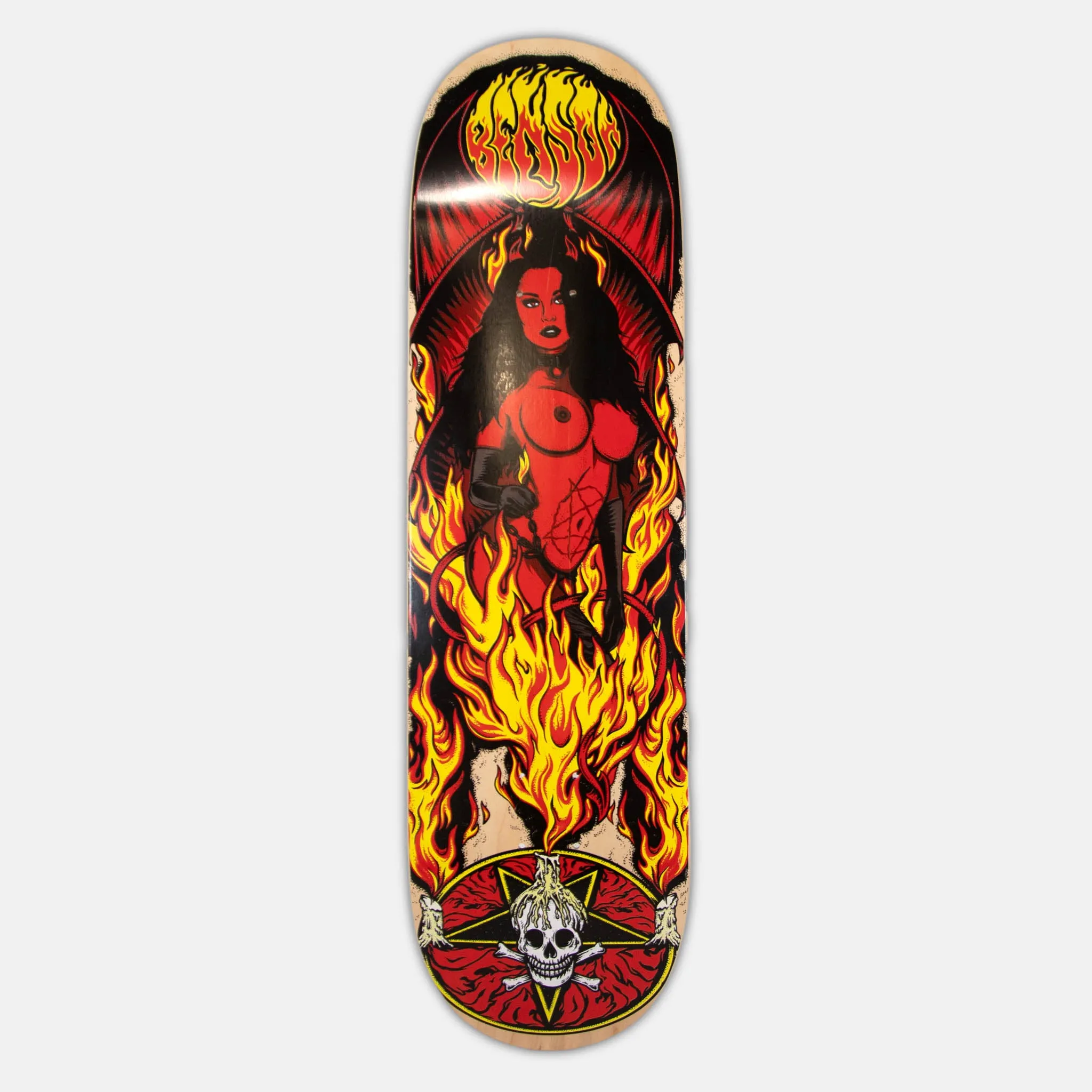 Death Skateboards - 8.5 Benson Devil Woman 2 Skateboard Deck