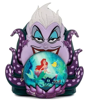 Disney Villains Ursula Crystal Ball Little Mermaid Ariel Backpack