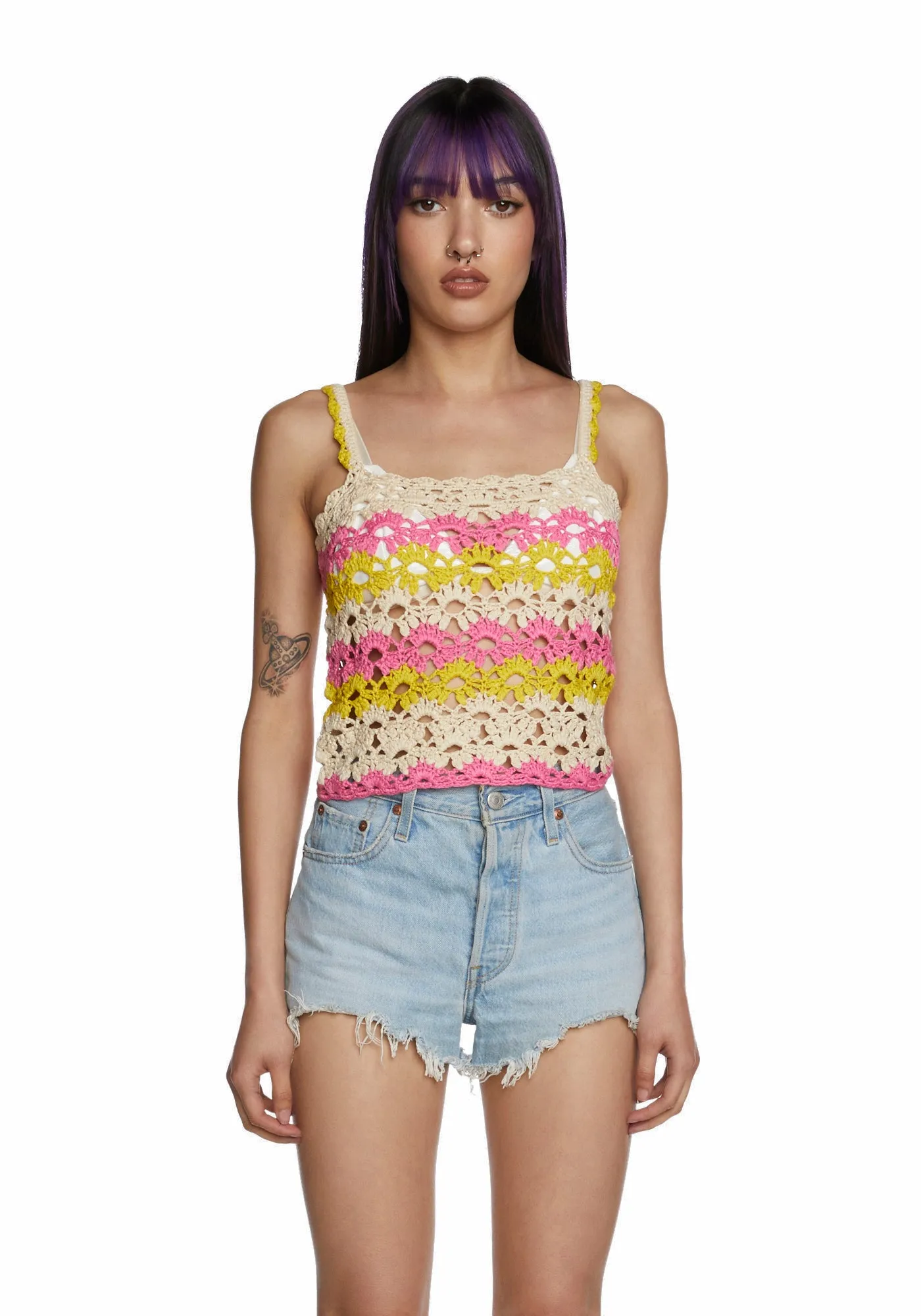 Easy Daze Crochet Tank-