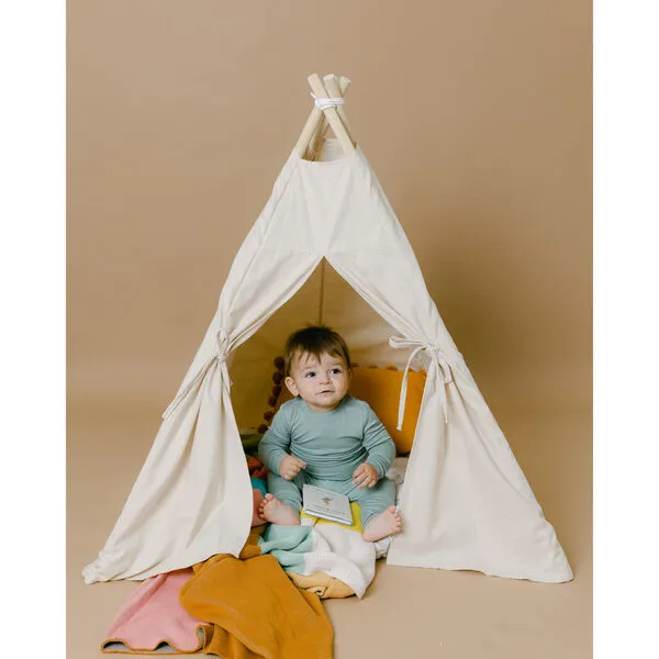 E&E Andrew Itty Bitty Play Tent, Natural