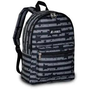 Everest Everest Basic Pattern Backpack Star Stripe