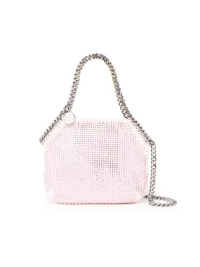 Falabella Crystal Mini Shoulder Bag in Rose