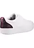 FitFlop White Rally Crystal-Backtab Trainers