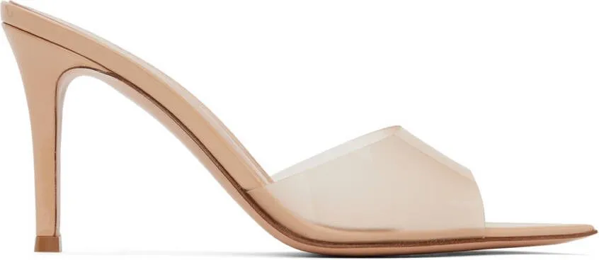 Gianvito Rossi Beige Elle 85 Heeled Sandals