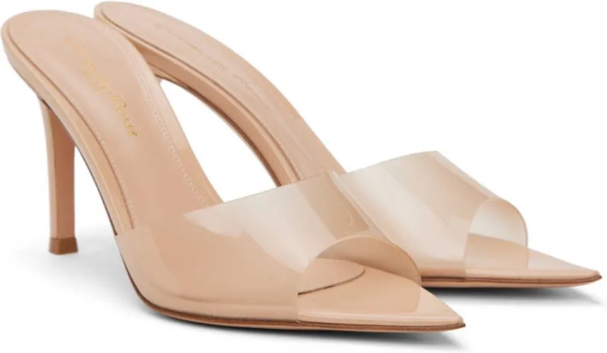 Gianvito Rossi Beige Elle 85 Heeled Sandals