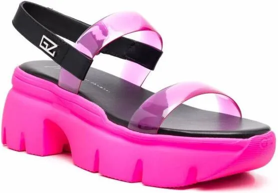 Giuseppe Zanotti chunky open-toe sandals Pink