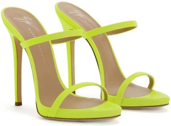 Giuseppe Zanotti Darsey 120mm heeled sandals Yellow