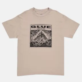 Glue Skateboards - A Place For You T-Shirt - Sand