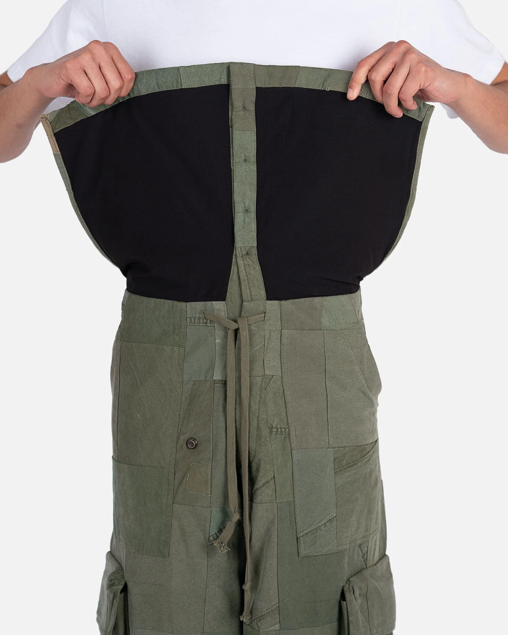 Greg Lauren Army Tent Scrapwork Apron in Vintage Army