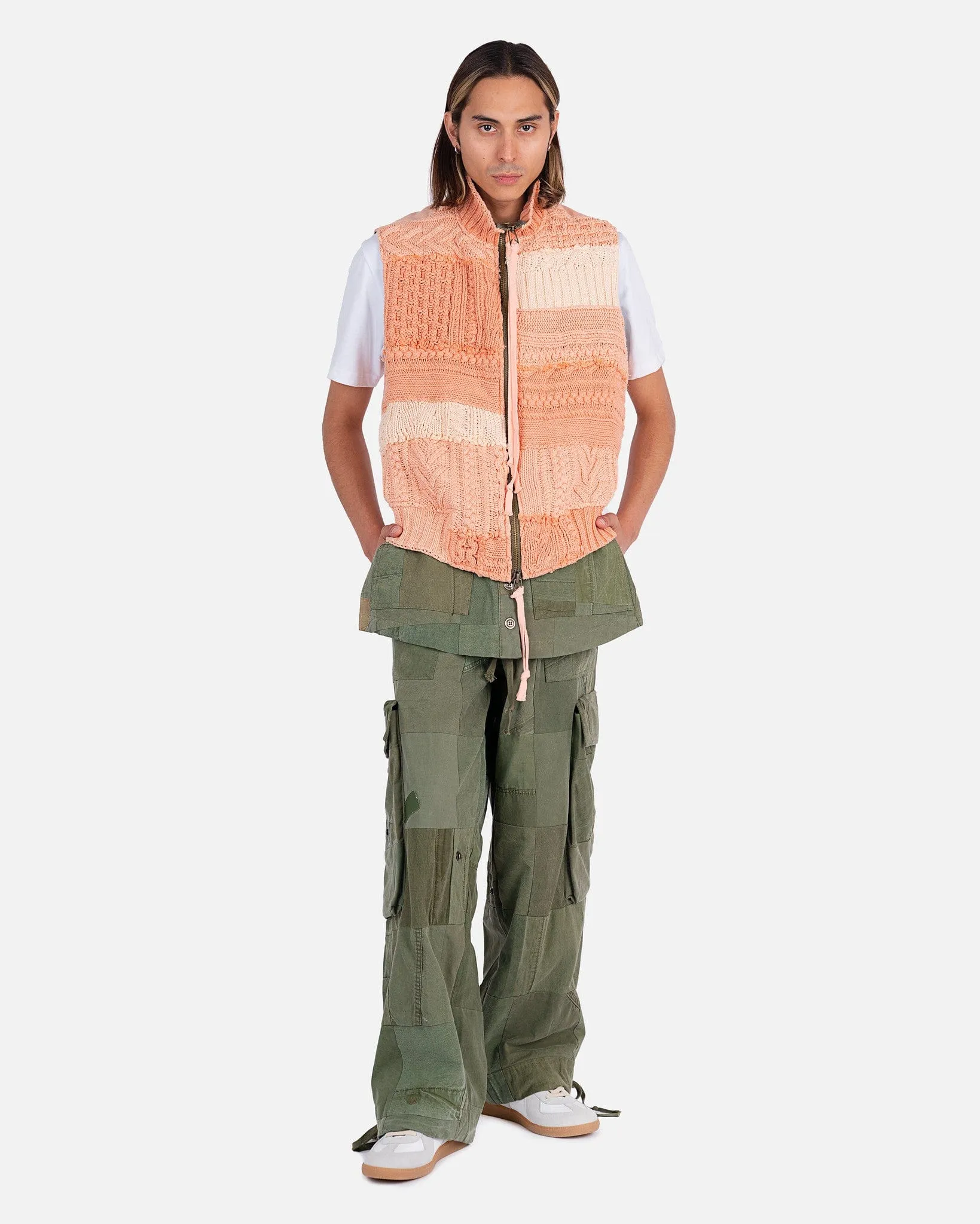 Greg Lauren Army Tent Scrapwork Apron in Vintage Army