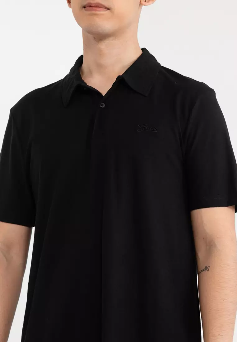 GUESS Small Script Polo Shirt