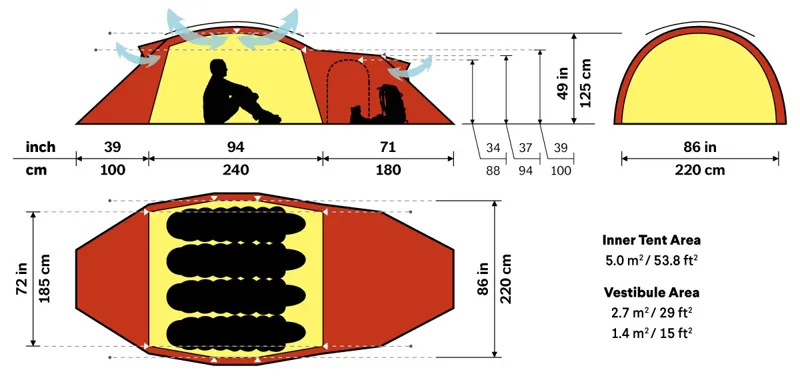 Hilleberg Saitaris Tent - Green