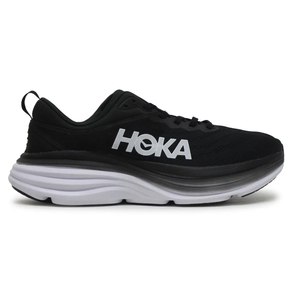 Hoka One One Bondi 8 1127952-BWHT Textile Womens Trainers - UK 10