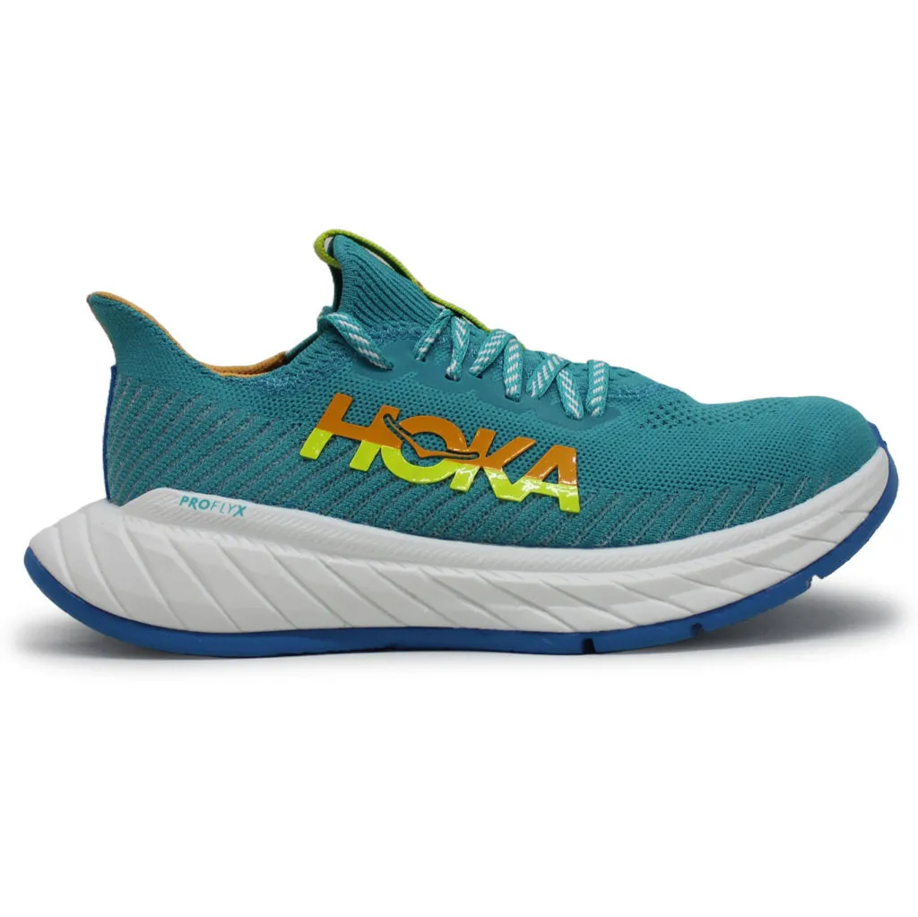 Hoka One One Carbon X 3 Textile Womens Trainers Ceramic Evening Primrose - UK 4.5