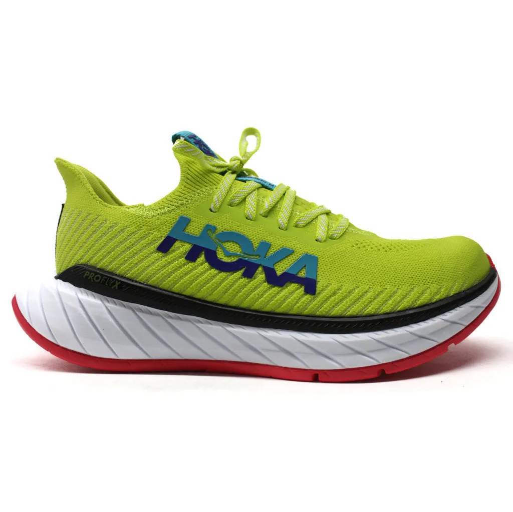 Hoka Womens Trainers Carbon X 3 Lace-Up Low-Top Running Textile - UK 7