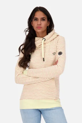 Hoodie Damen SarahAK Z mit Streifen Beige