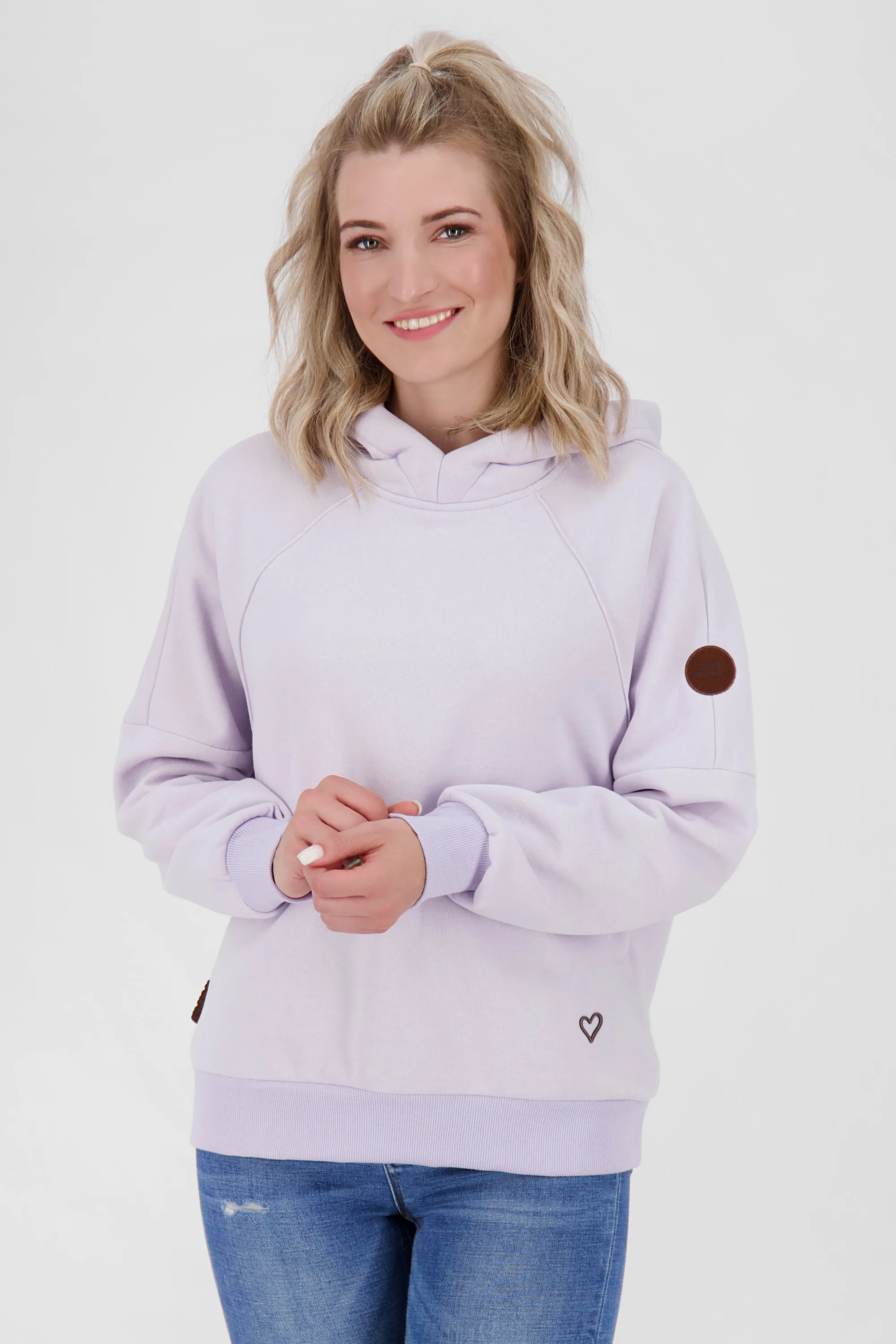 JerraAK A Hoodie Damen mit Kapuze Violett