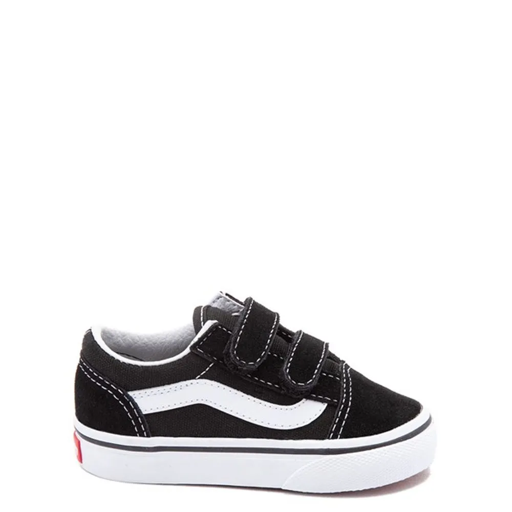 Journeys Vans Old Skool V Skate Shoe - Baby / Toddler Black White