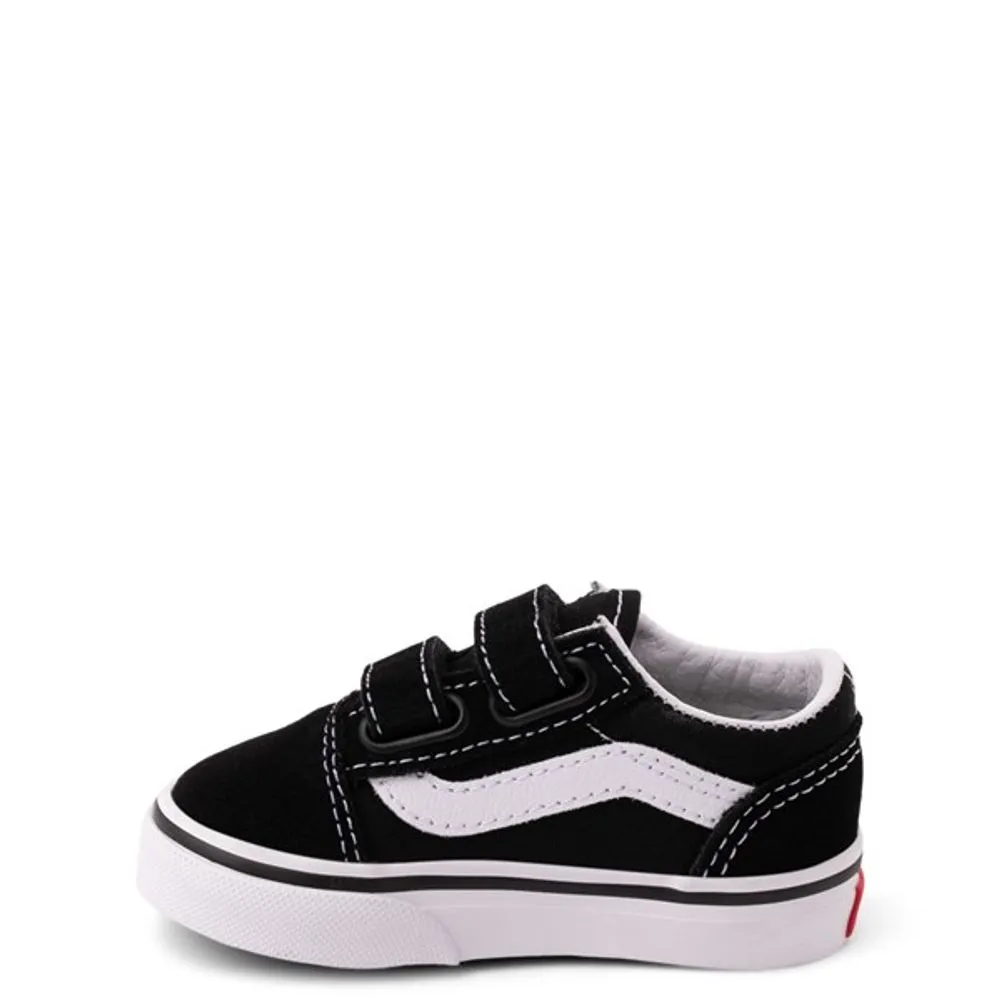 Journeys Vans Old Skool V Skate Shoe - Baby / Toddler Black White