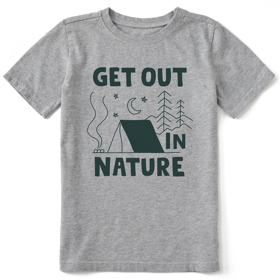 Kids Get Out in Nature Tent  Crusher Tee