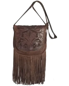 Kobler Leather Women's Tooled Crossbody Bag