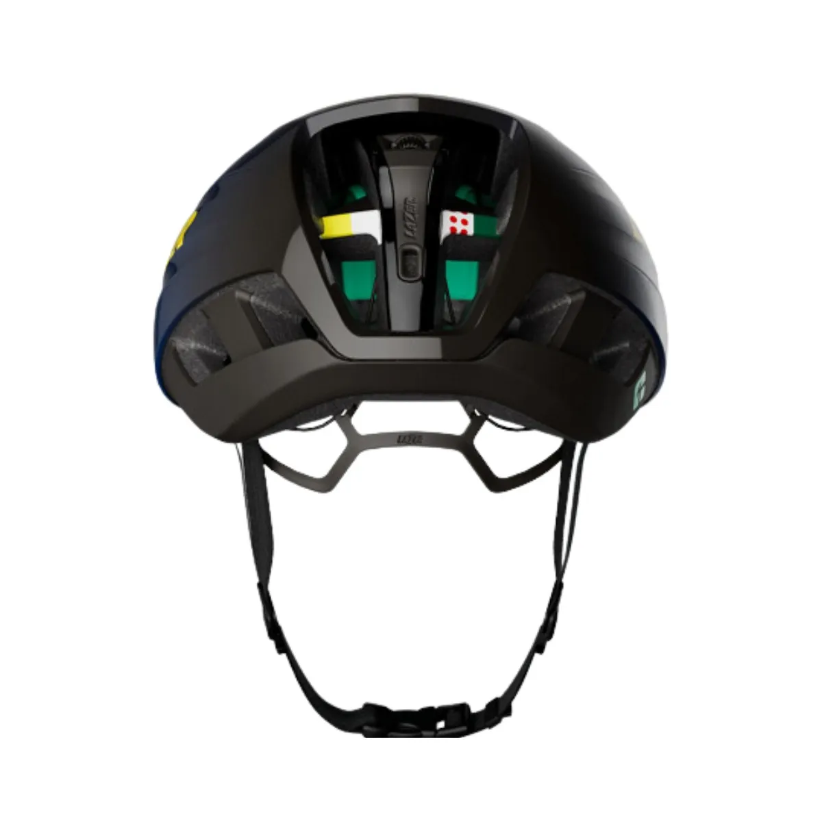 Lazer Z1 KinetiCore + Aeroshell Helmet Blue Yellow