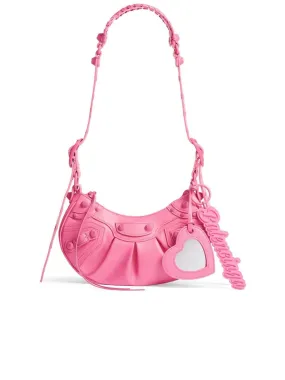 Le Cagole XS Shoulder Bag in Fuchsia