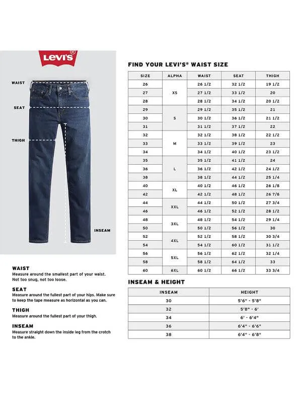 Levi’s Skateboarding™ Baggy 5 Pocket Jeans Men’s – 5 Rinse Dark Wash (A23160005)