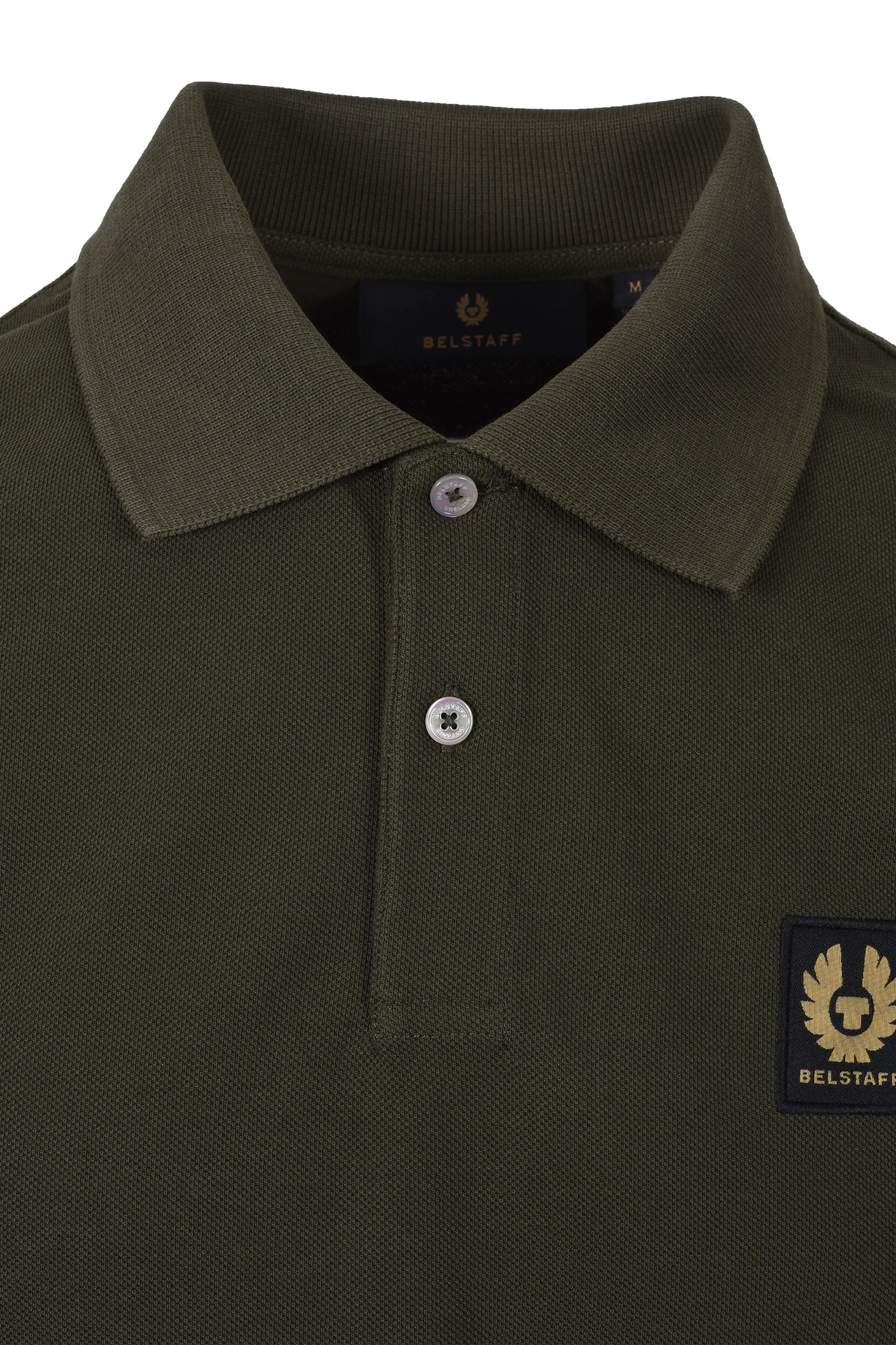 Long Sleeved Polo Tile Green