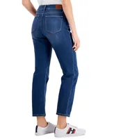 Macy's Tommy Hilfiger Women's Tribeca Th Flex Straight Leg Ankle Jeans