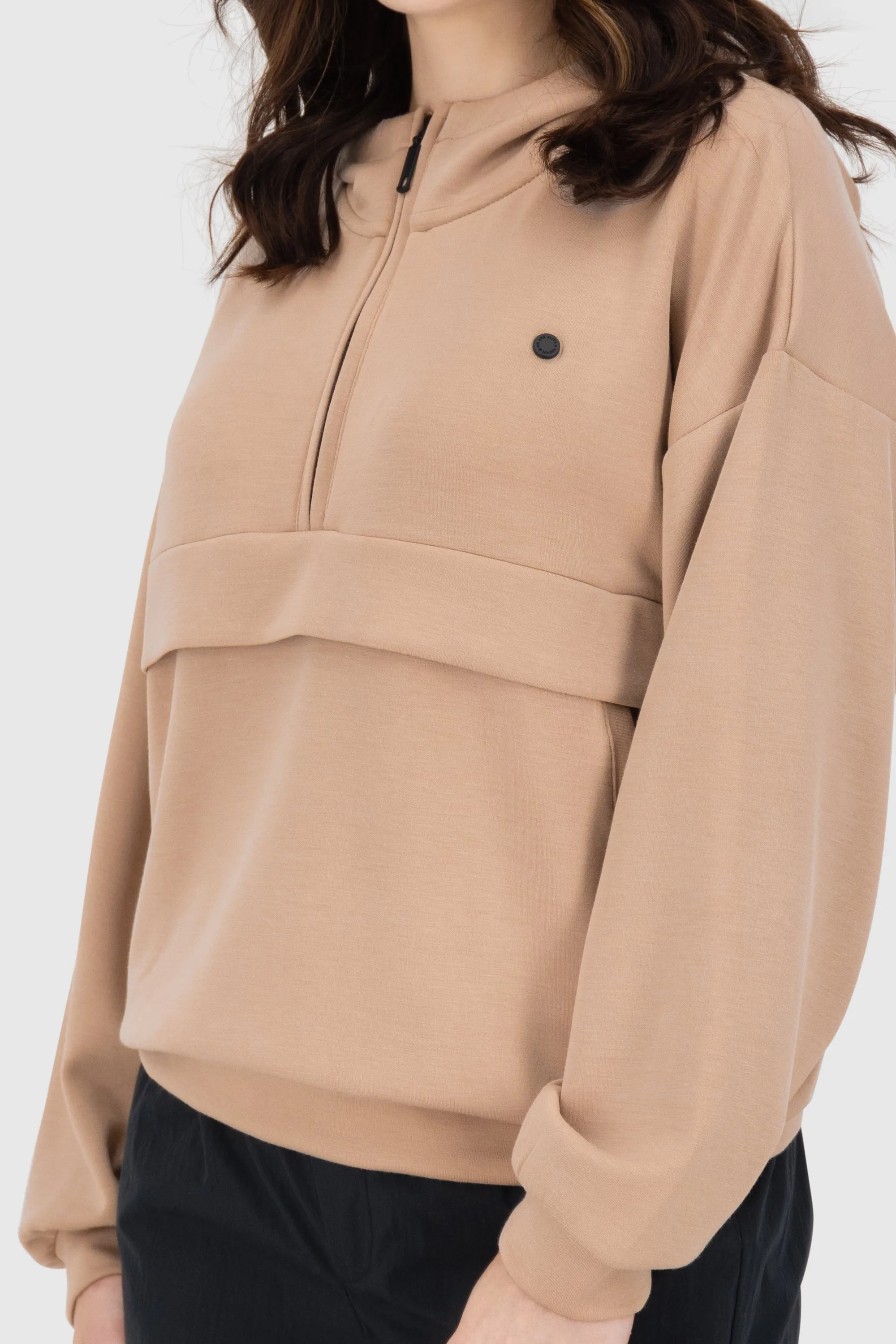 MajviAK T Supersoft Oversize Hoodie Beige